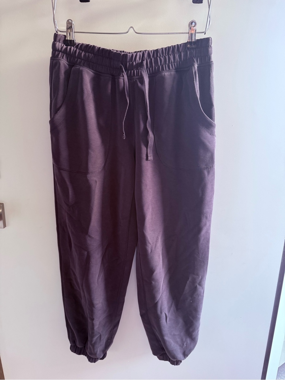 Buttery Soft Bailey 44 Plum Drawstring Track Pants